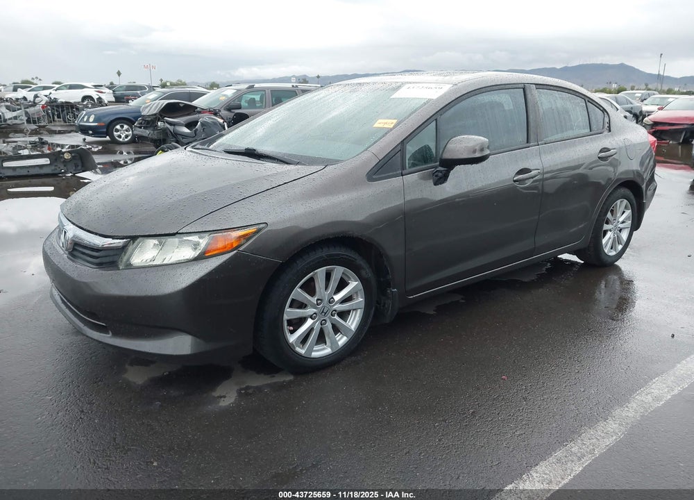 2012 HONDA CIVIC EX-L VIN: 19XFB2F9XCE336577