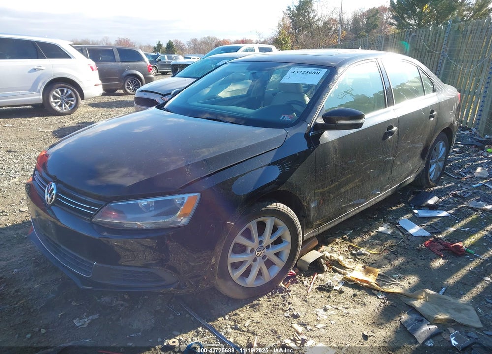2014 VOLKSWAGEN JETTA 1.8T SE VIN: 3VWD17AJ8EM384514