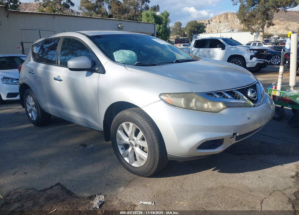 2011 NISSAN MURANO S VIN: JN8AZ1MU1BW069300