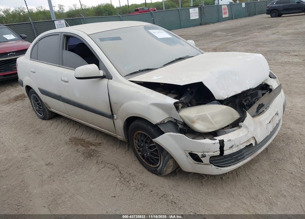 2008 KIA RIO LX VIN: KNADE123386382336