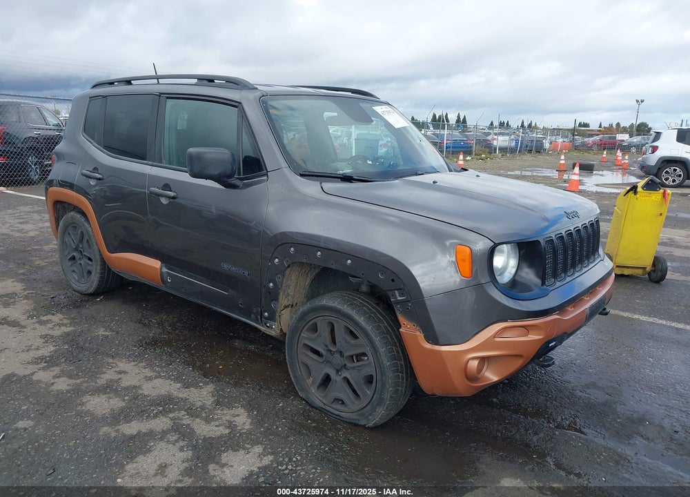 2019 JEEP RENEGADE UPLAND 4X4 VIN: ZACNJBABXKPK28404