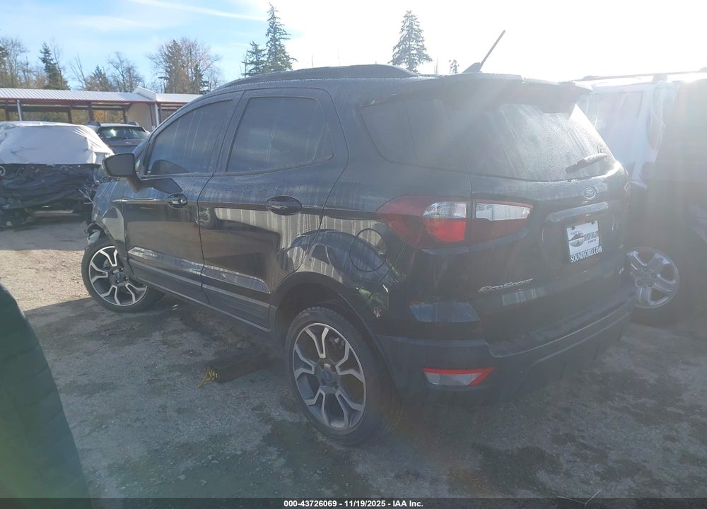 2019 FORD ECOSPORT SES VIN: MAJ6S3JL6KC297586