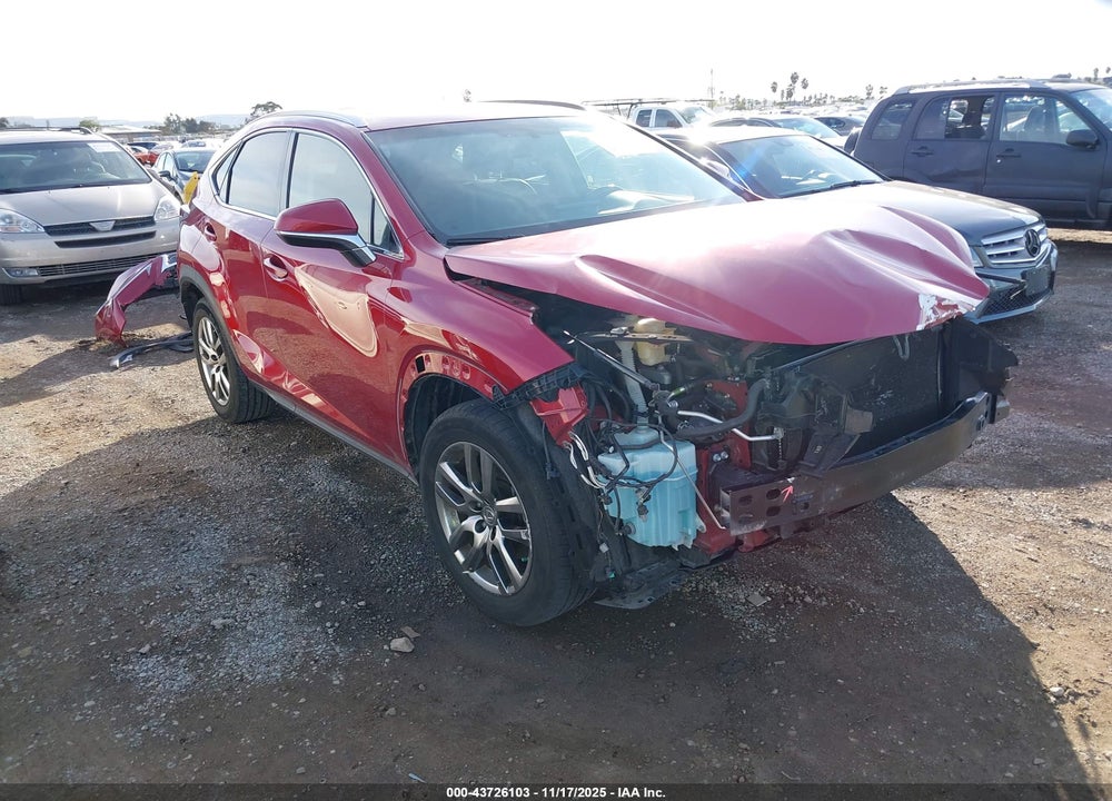 2015 LEXUS NX 200T VIN: JTJYARBZ6F2017573