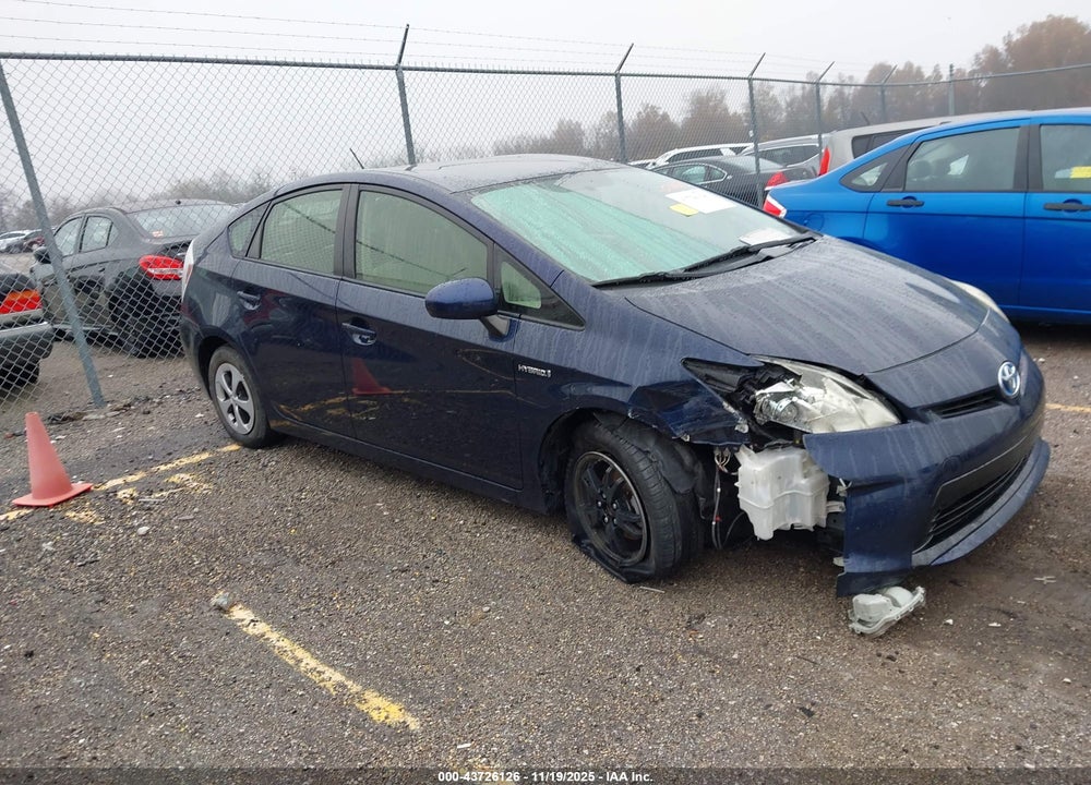 2013 TOYOTA PRIUS TWO VIN: JTDKN3DU7D0349722
