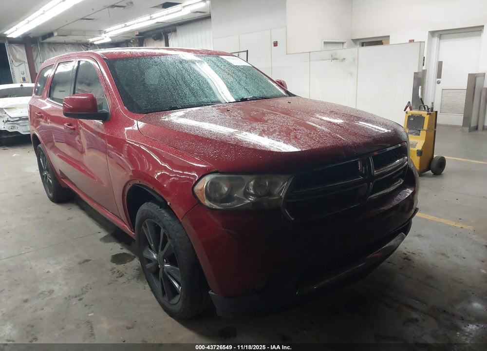 2013 DODGE DURANGO SXT VIN: 1C4RDHAG3DC686206