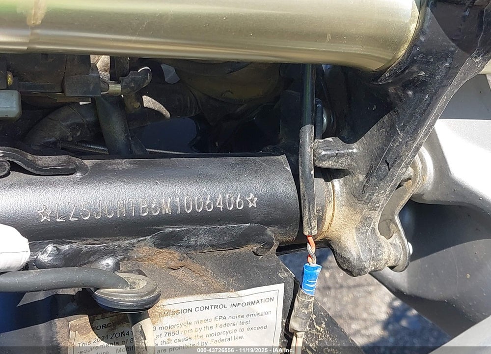 2021 CSC 250CC ENDURO VIN: LZSJCNTB6M1006406