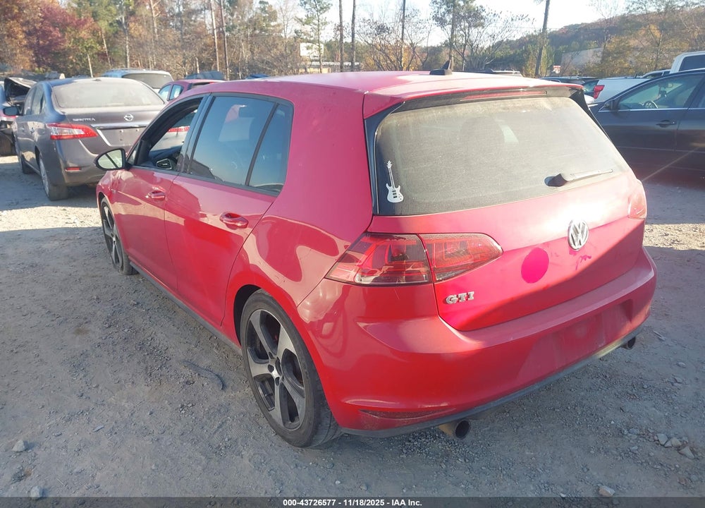 2015 VOLKSWAGEN GOLF VIN: 3VW4T7AU1FM002572