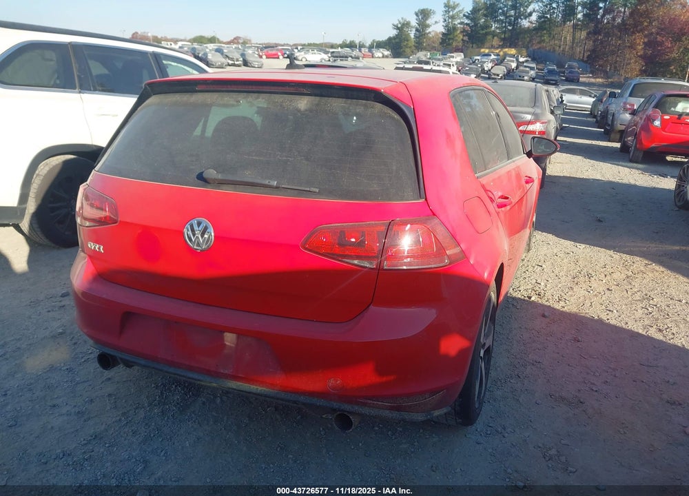 2015 VOLKSWAGEN GOLF VIN: 3VW4T7AU1FM002572