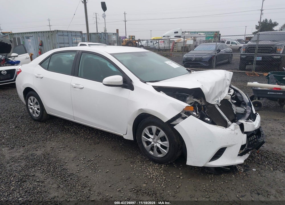 2015 TOYOTA COROLLA L VIN: 2T1BURHE7FC323705