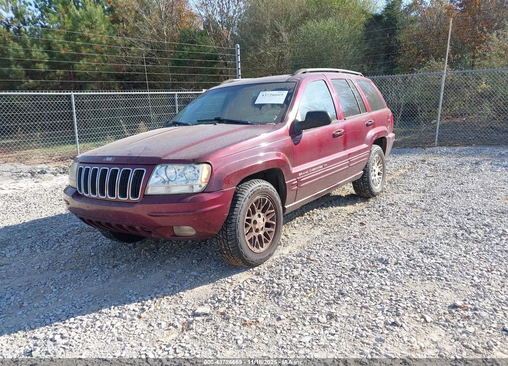 2002 JEEP GRAND CHEROKEE LIMITED VIN: 1J4GW58N12C330963