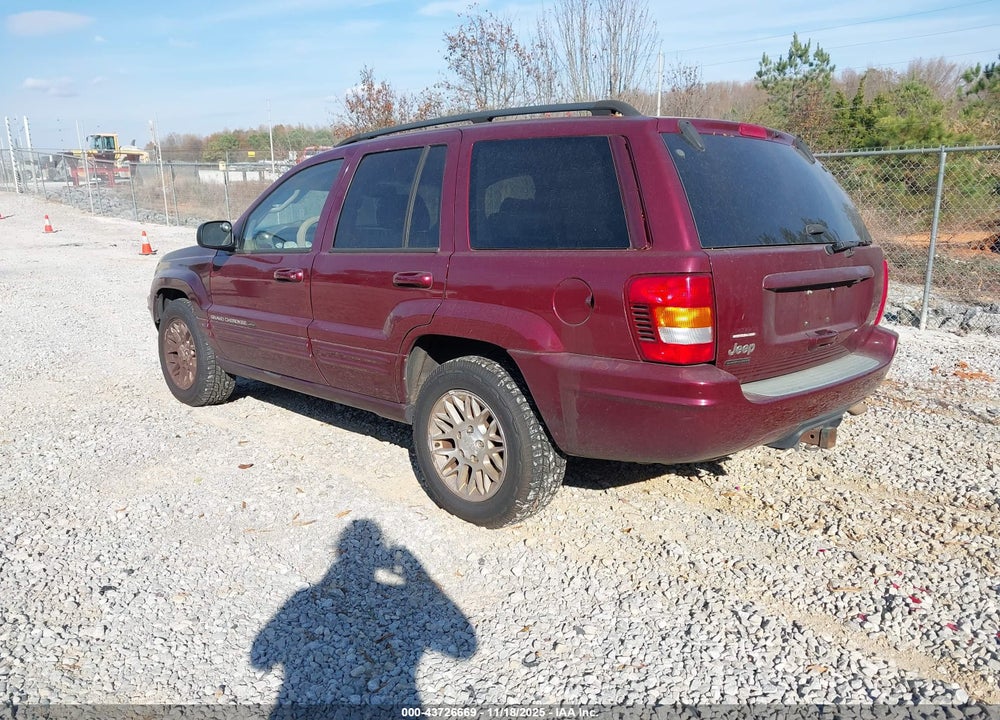 2002 JEEP GRAND CHEROKEE LIMITED VIN: 1J4GW58N12C330963