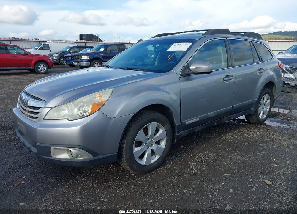 2011 SUBARU OUTBACK 2.5I PREMIUM VIN: 4S4BRBGC9B3332316