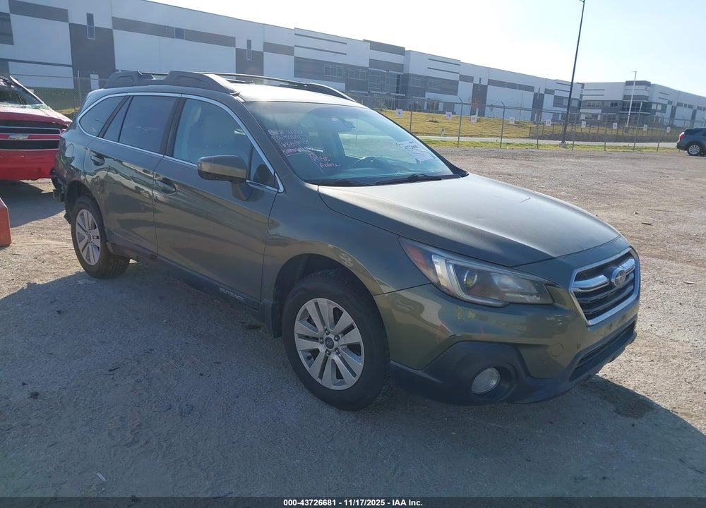 2018 SUBARU OUTBACK 2.5I PREMIUM VIN: 4S4BSACC7J3318479