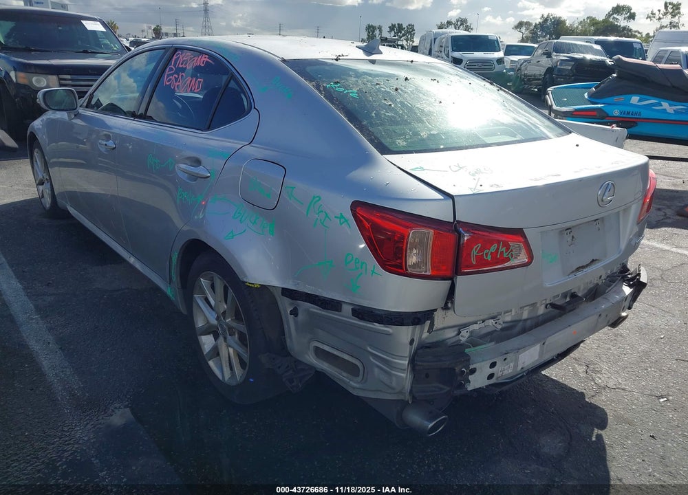 2011 LEXUS IS 250 VIN: JTHBF5C29B5132955