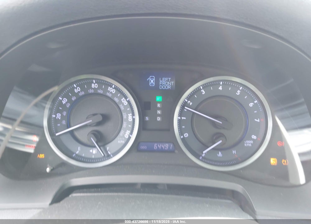 2011 LEXUS IS 250 VIN: JTHBF5C29B5132955