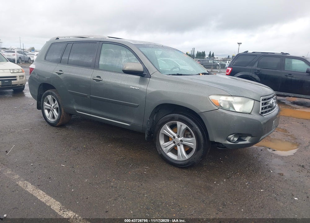2008 TOYOTA HIGHLANDER SPORT VIN: JTEDS43A382000206