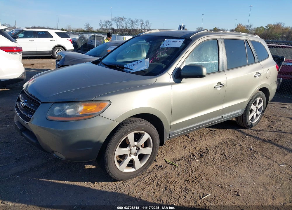 2008 HYUNDAI SANTA FE LIMITED/SE VIN: 5NMSH13E38H137878