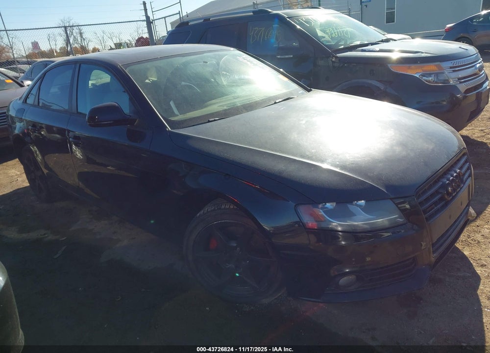 2009 AUDI A4 2.0T PREMIUM VIN: WAULF78K99N018357