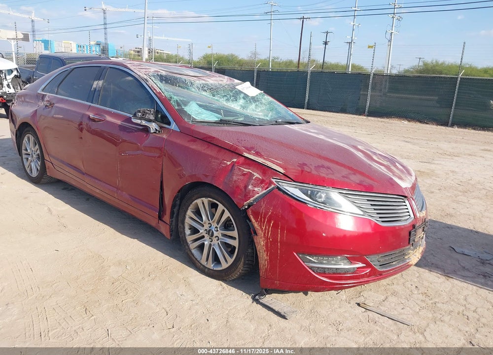 2016 LINCOLN MKZ VIN: 3LN6L2GK8GR630049
