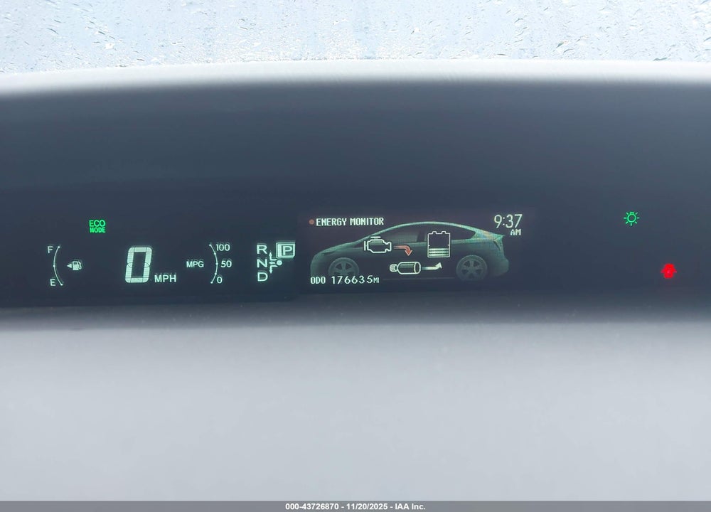 2012 TOYOTA PRIUS THREE VIN: JTDKN3DUXC1572927