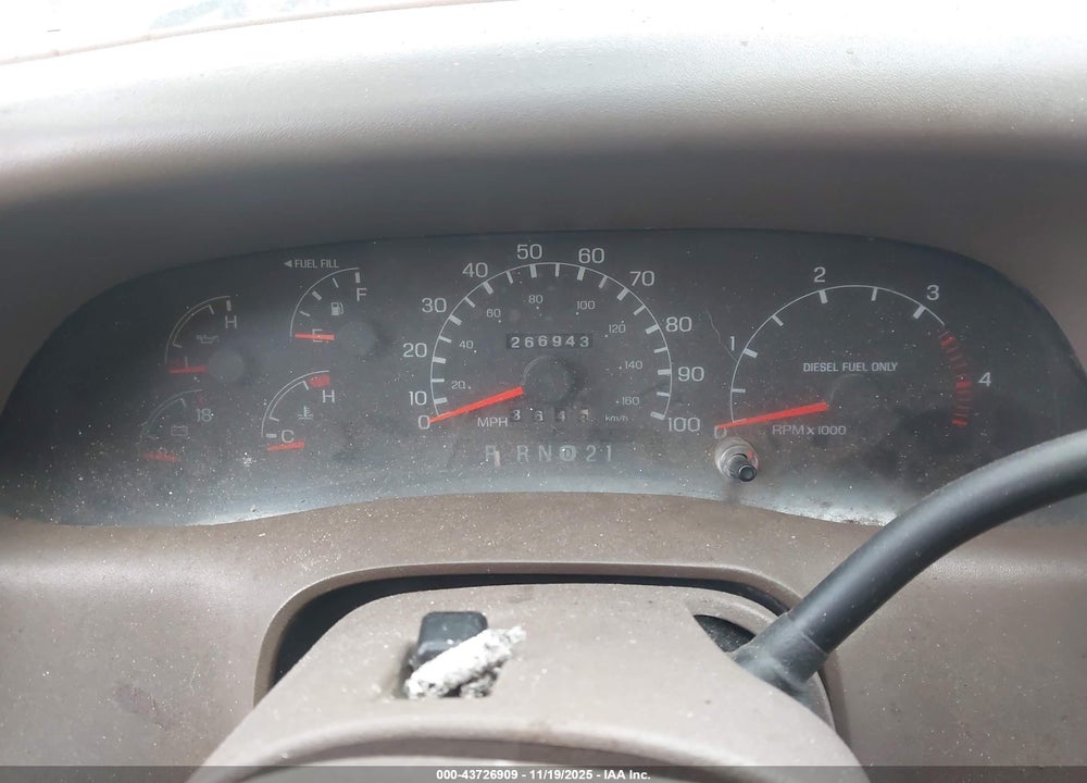 1999 FORD F-250 LARIAT/XL/XLT VIN: 1FTNW21F2XED48446