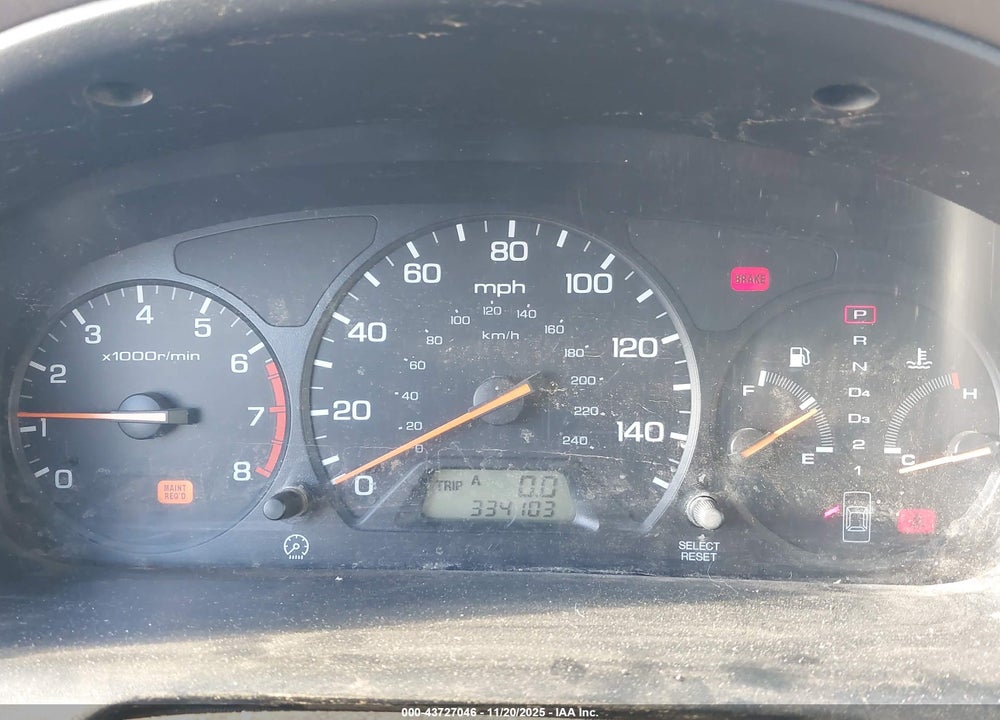 2001 HONDA ACCORD 2.3 EX VIN: JHMCG56681C031464
