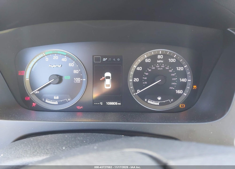 2017 HYUNDAI SONATA HYBRID SE VIN: KMHE24L10HA043525