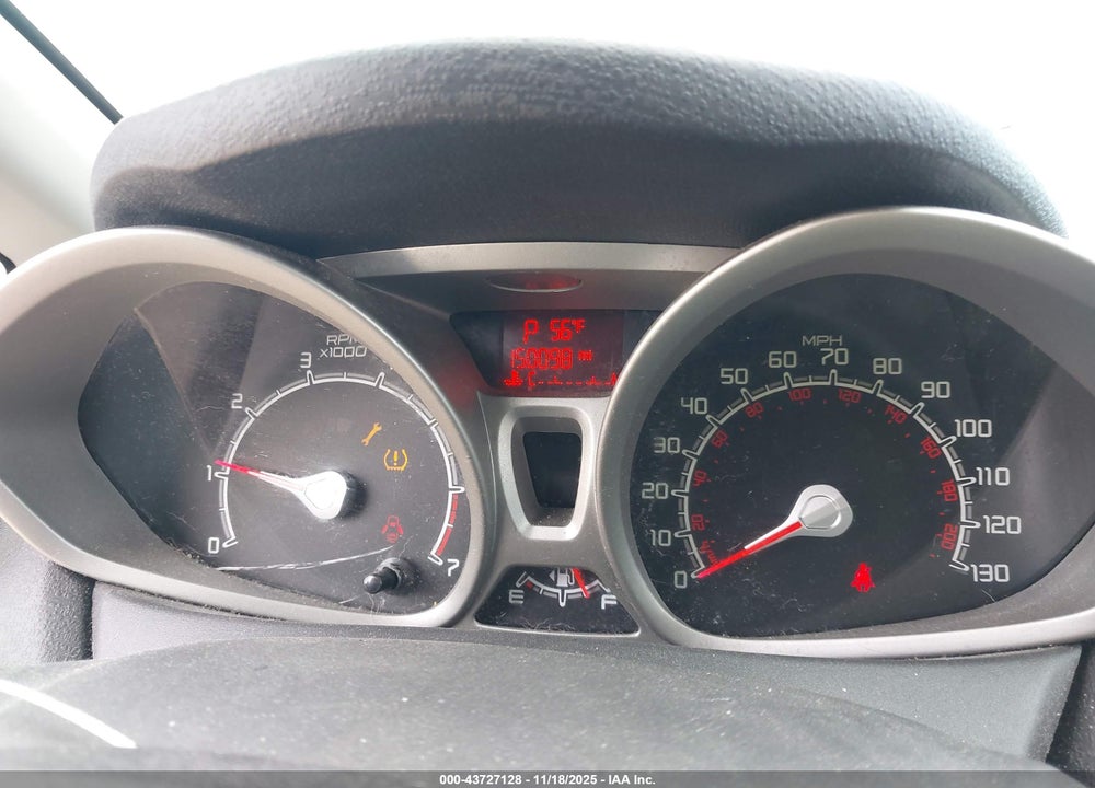 2013 FORD FIESTA SE VIN: 3FADP4EJXDM143942