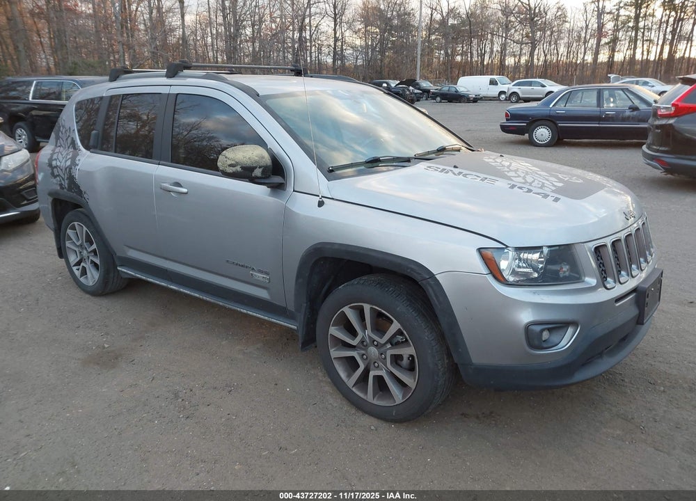 2017 JEEP COMPASS SPORT SE FWD VIN: 1C4NJCBA1HD166235