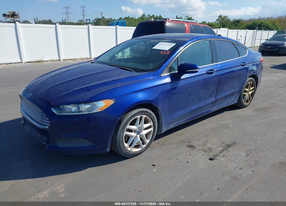 2013 FORD FUSION SE VIN: 3FA6P0H77DR107193