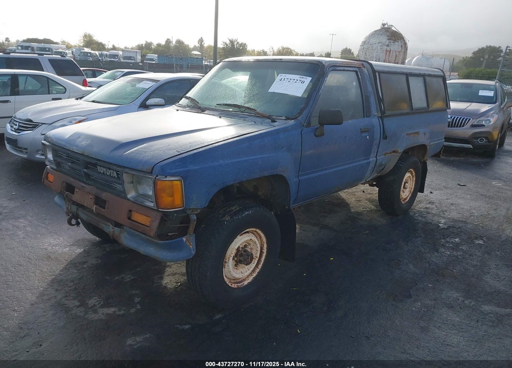 1987 TOYOTA PICKUP RN63 STD VIN: JT4RN63R2H0102014