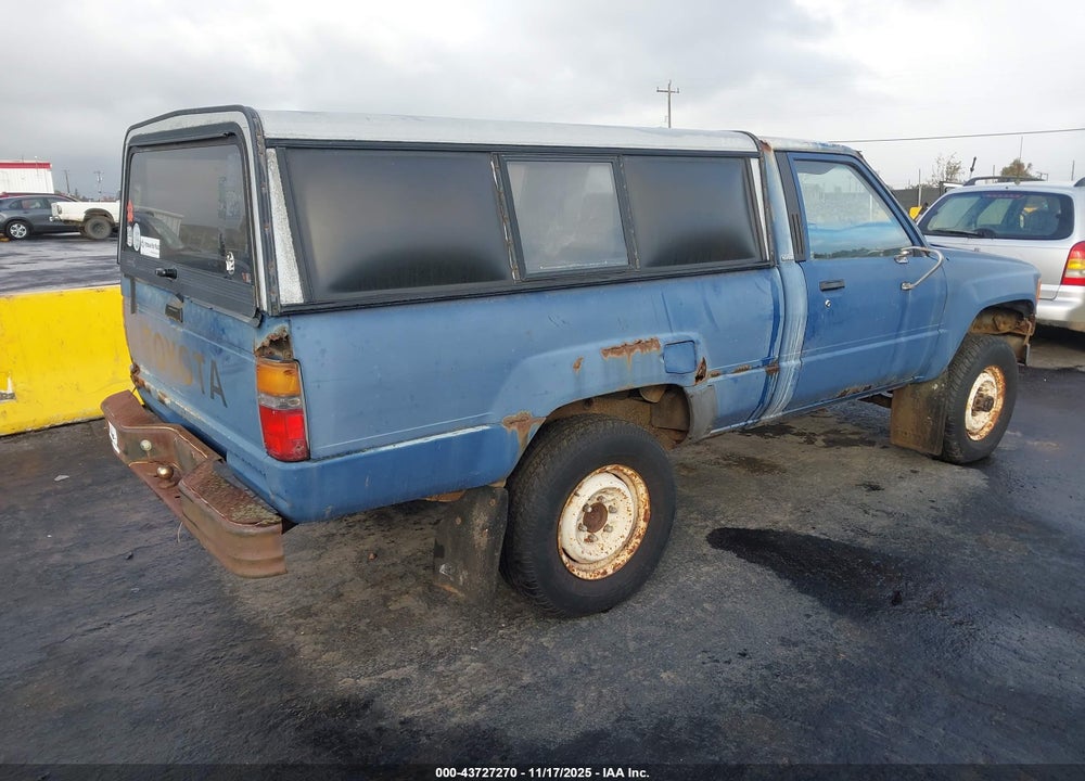 1987 TOYOTA PICKUP RN63 STD VIN: JT4RN63R2H0102014
