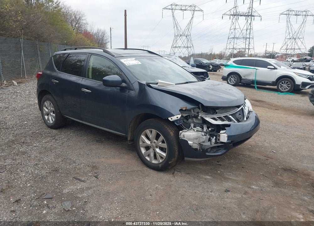 2013 NISSAN MURANO SL VIN: JN8AZ1MW3DW304879