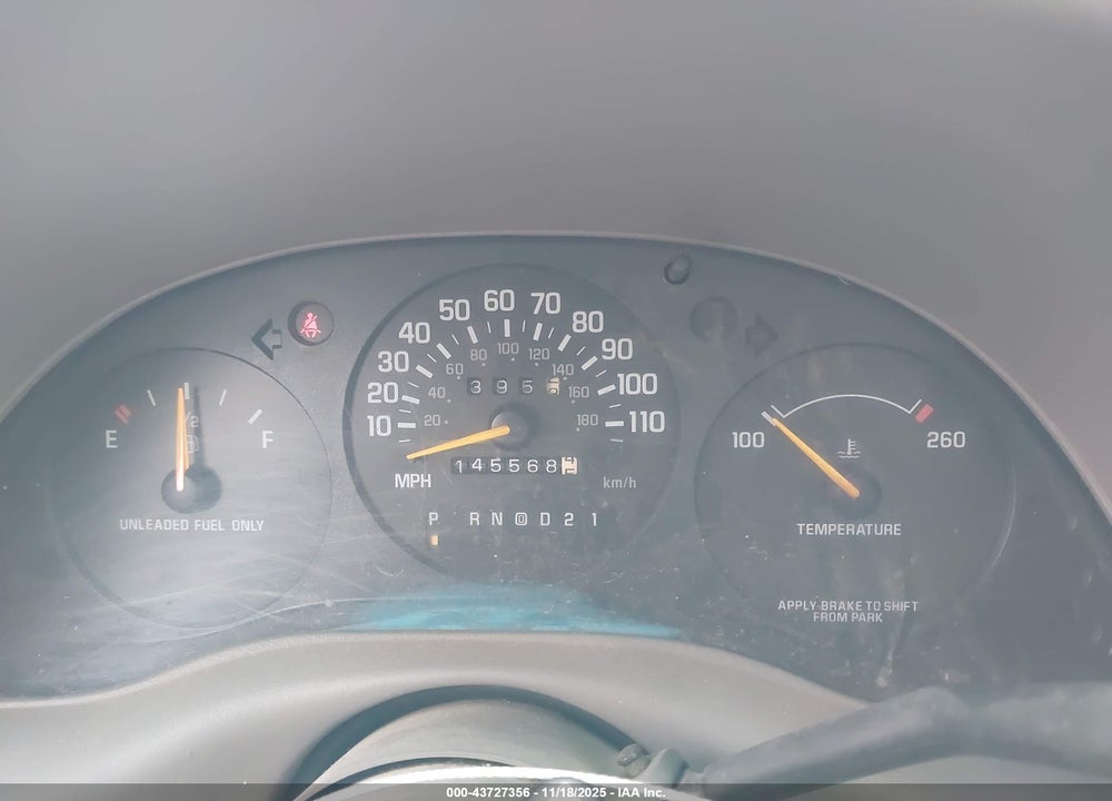 1995 CHEVROLET LUMINA VIN: 2G1WL52M0S1144260