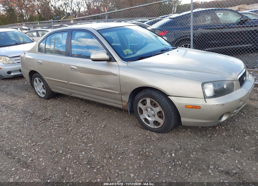 2002 HYUNDAI ELANTRA GLS VIN: KMHDN45D12U420637