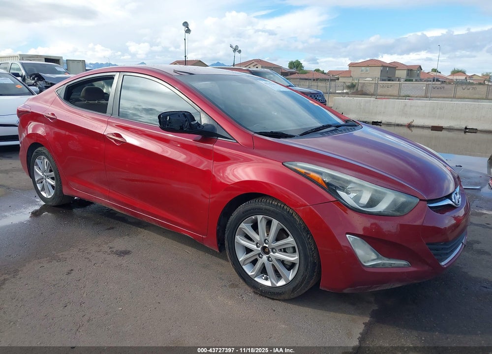 2014 HYUNDAI ELANTRA SE VIN: 5NPDH4AE5EH537467