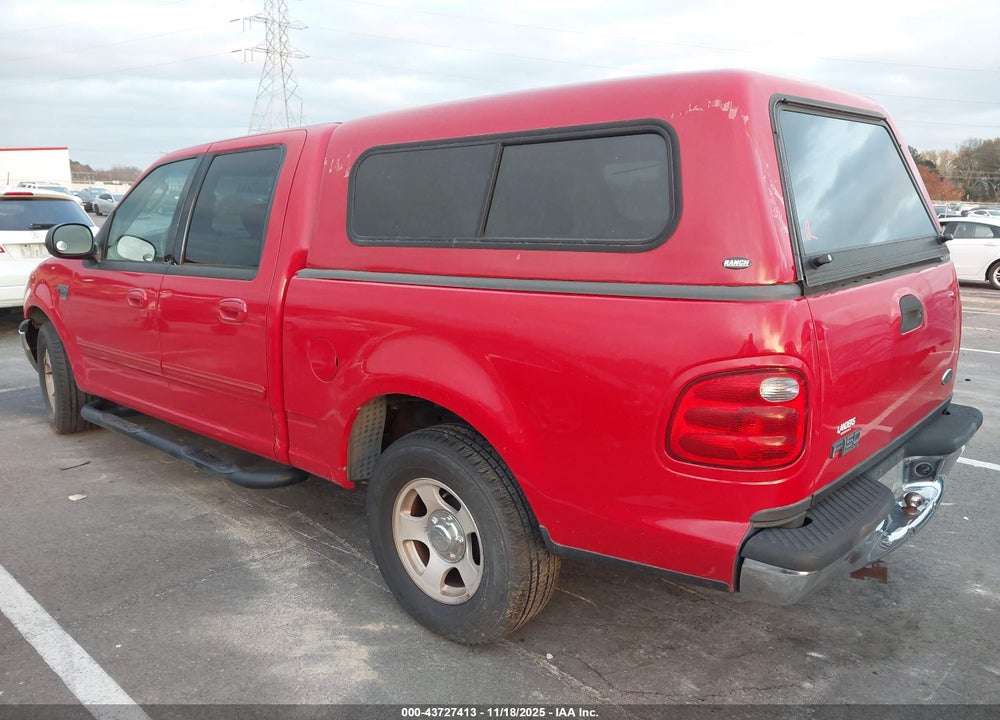 2003 FORD F-150 LARIAT/XLT VIN: 1FTRW07603KC49813
