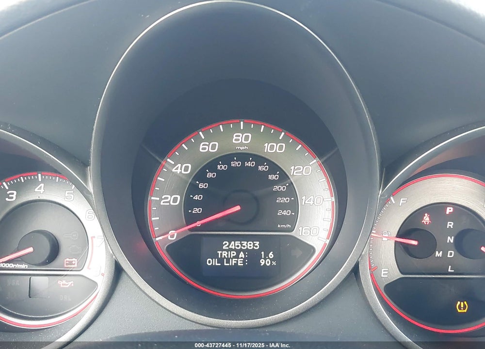 2008 ACURA TL TYPE S VIN: 19UUA76508A021528