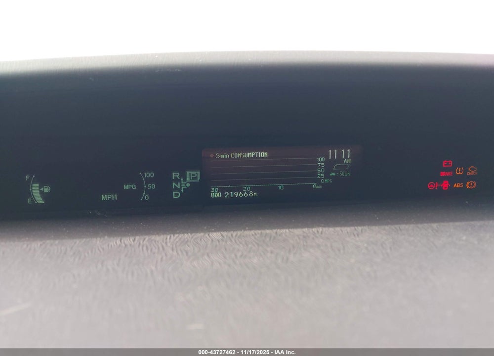 2010 TOYOTA PRIUS II VIN: JTDKN3DU3A0212501