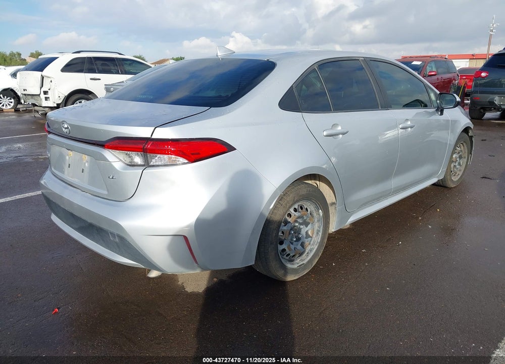 2020 TOYOTA COROLLA LE VIN: JTDEPRAE6LJ031008