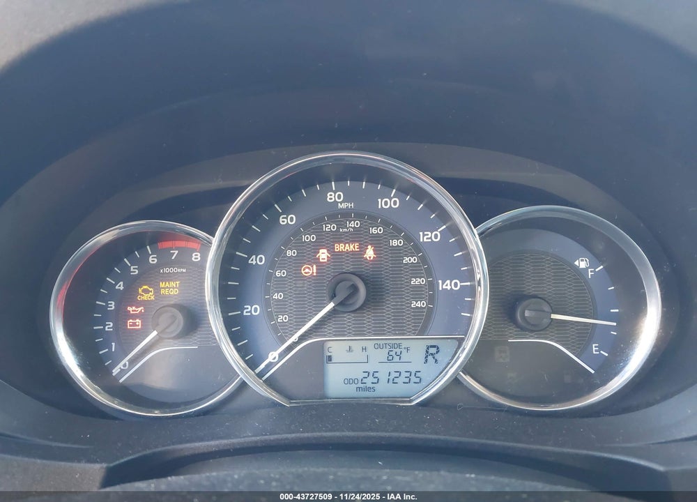 2014 TOYOTA COROLLA L VIN: 2T1BURHE3EC059946
