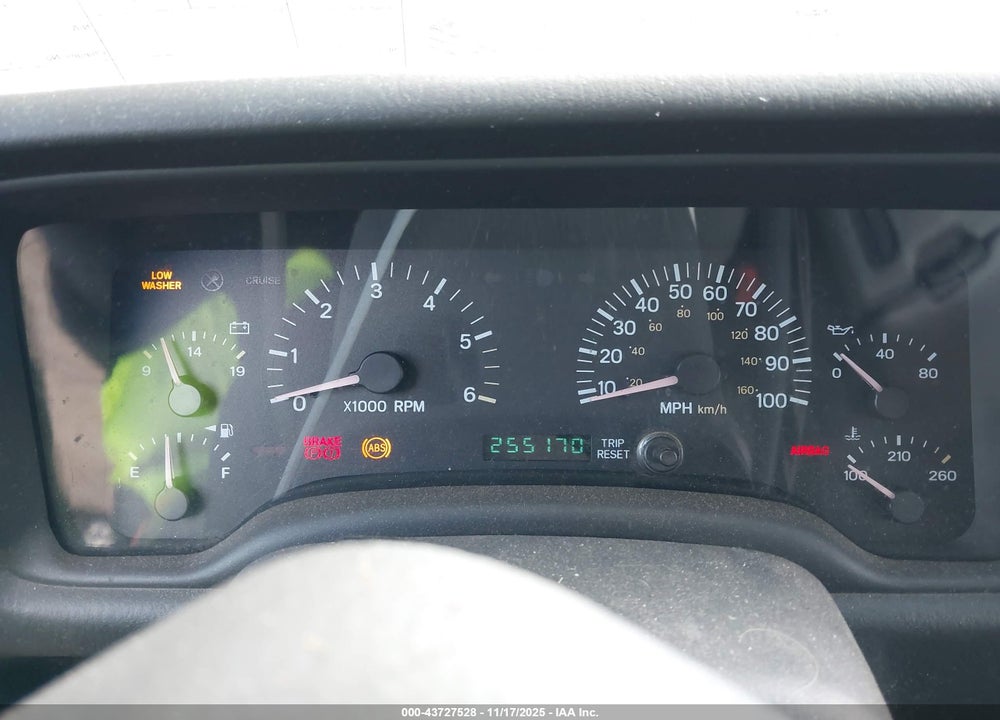 2000 JEEP CHEROKEE SE VIN: 1J4FF27S0YL192844