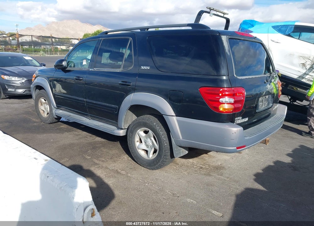 2001 TOYOTA SEQUOIA SR5 V8 VIN: 5TDBT44A01S015025