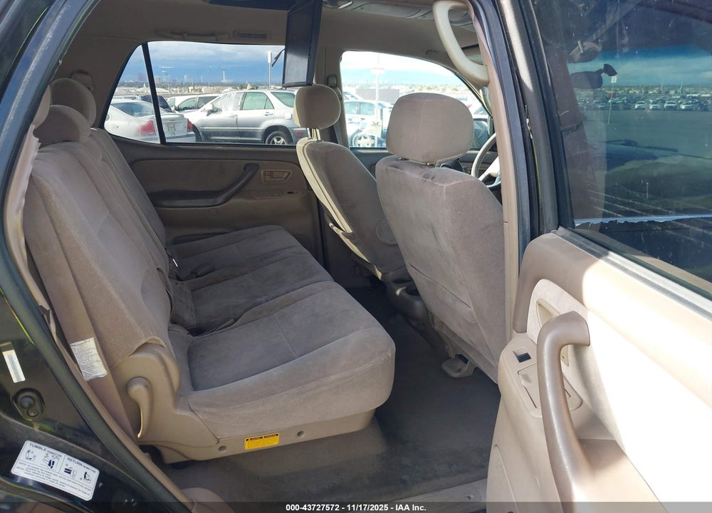 2001 TOYOTA SEQUOIA SR5 V8 VIN: 5TDBT44A01S015025
