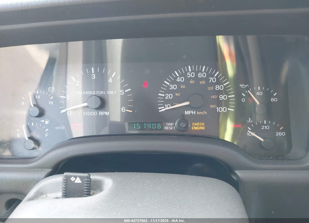1999 JEEP CHEROKEE CLASSIC/SPORT VIN: 1J4FF68S6XL582593