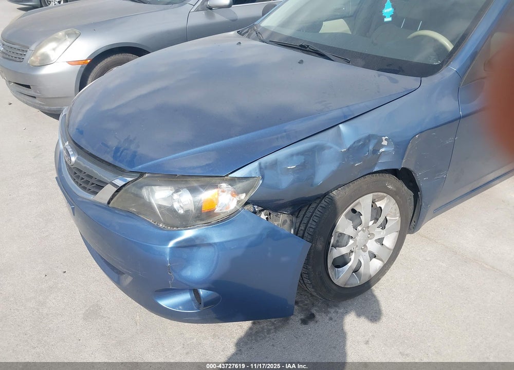 2008 SUBARU IMPREZA 2.5I VIN: JF1GE61608H528243