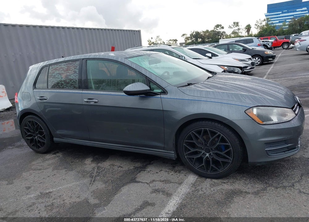 2015 VOLKSWAGEN GOLF TDI S 4-DOOR VIN: 3VW2A7AU8FM021293