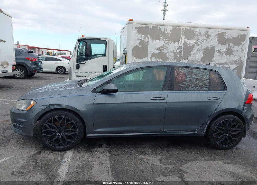 2015 VOLKSWAGEN GOLF TDI S 4-DOOR VIN: 3VW2A7AU8FM021293