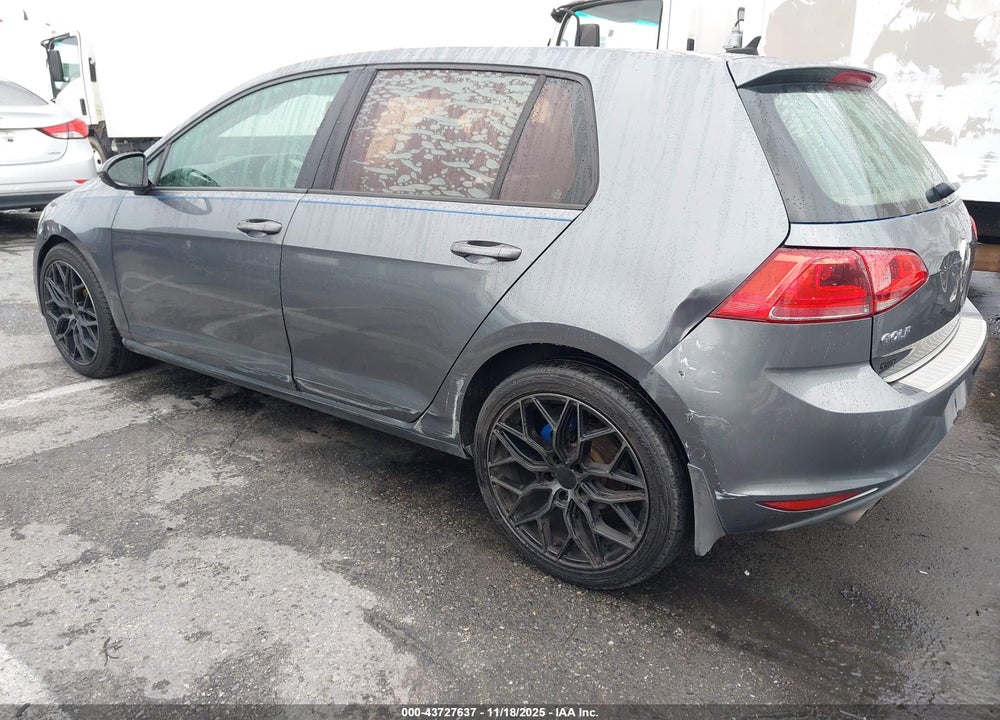2015 VOLKSWAGEN GOLF TDI S 4-DOOR VIN: 3VW2A7AU8FM021293