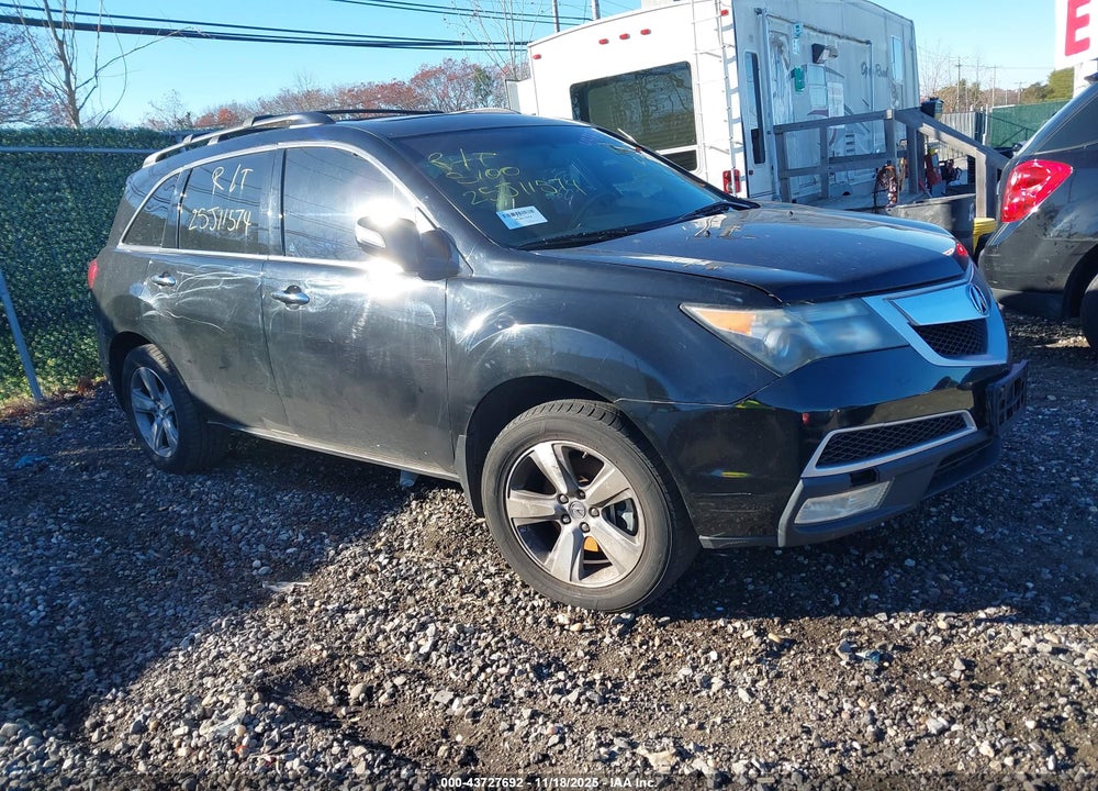 2011 ACURA MDX VIN: 2HNYD2H23BH541156